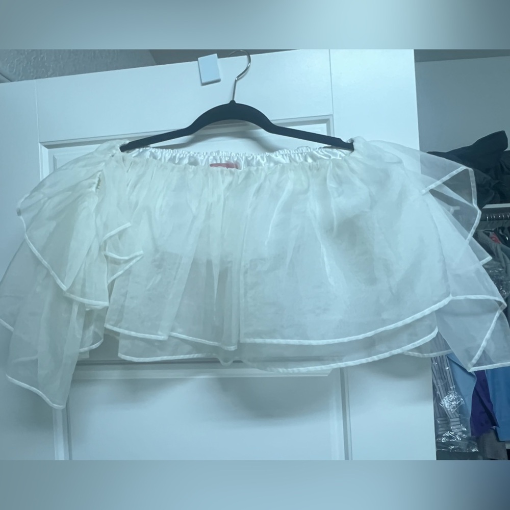 Show me your MUMU organza Crop top size small